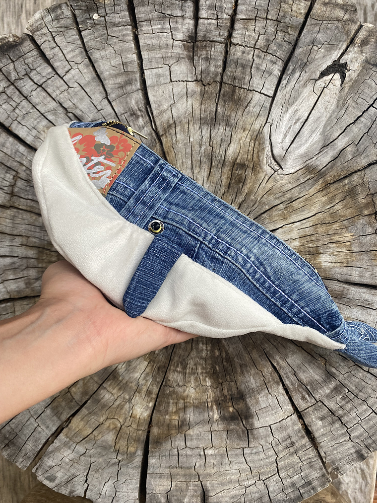 Estuche ballena azul “s” - Pretina jeans  2