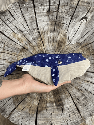 Estuche ballena azul “s” - pinturita azul