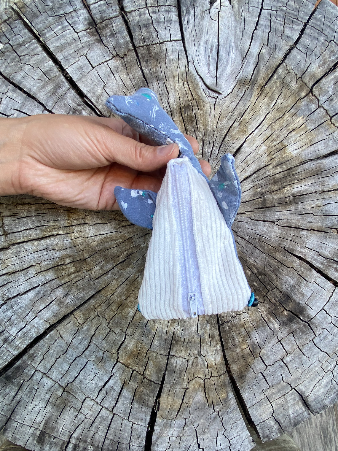 Monedero Tiburón ballena - Gris pinturita 3