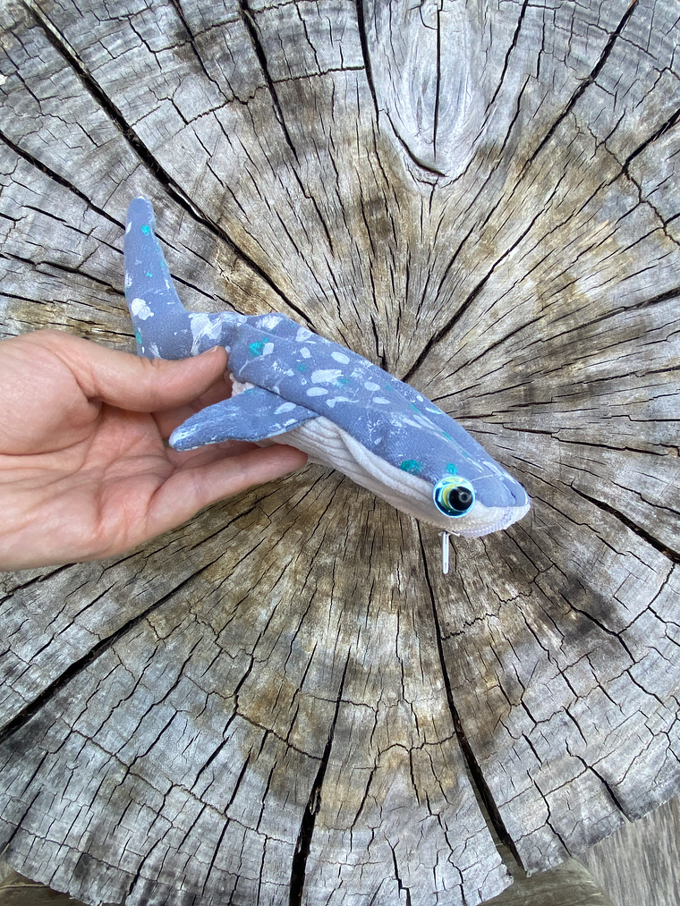 Monedero Tiburón ballena - Gris pinturita 1