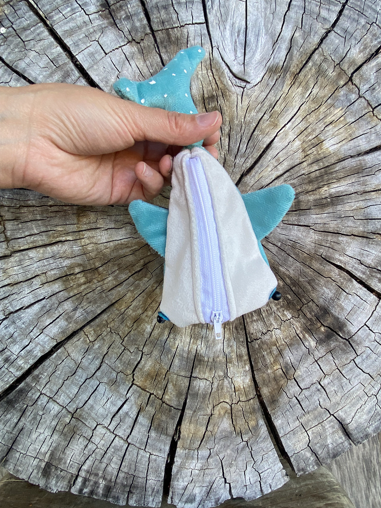 Monedero Tiburón ballena - Turquesa 3