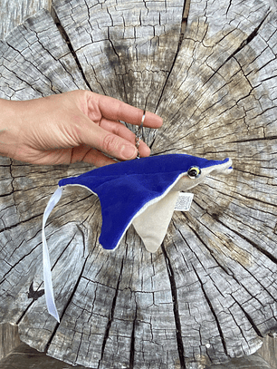 Mantarraya gigante “s” - Azul