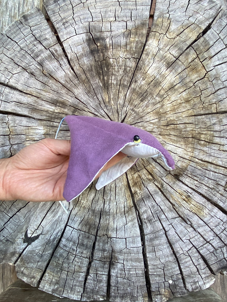 Mantarraya gigante “s”- Morado 2