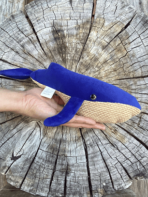 Peluche Ballena azul “xs” - Azul zur 