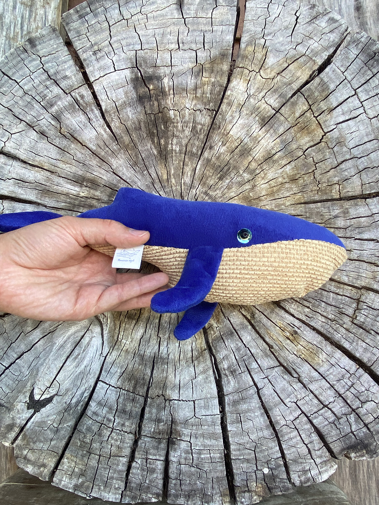 Peluche Ballena azul “xs” - Azul zur  2
