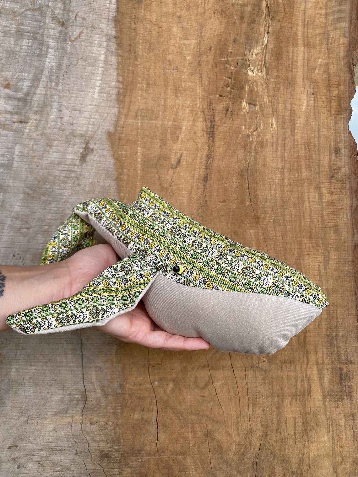 Peluche Ballena azul “S”- verde estampado  2