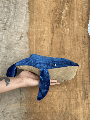 Peluche Ballena azul “S”- Azul plush 