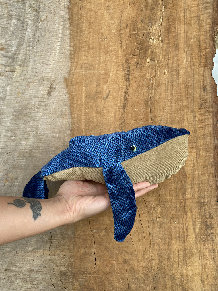 Peluche Ballena azul “S”- Azul plush  2
