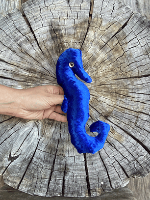 Peluche caballo de mar - Azul
