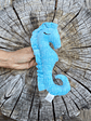 Peluche caballo de mar -  celeste  - Miniatura 1