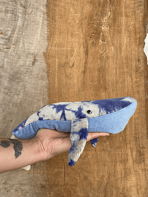 Guatero de semilla Ballena azul - azul teñida