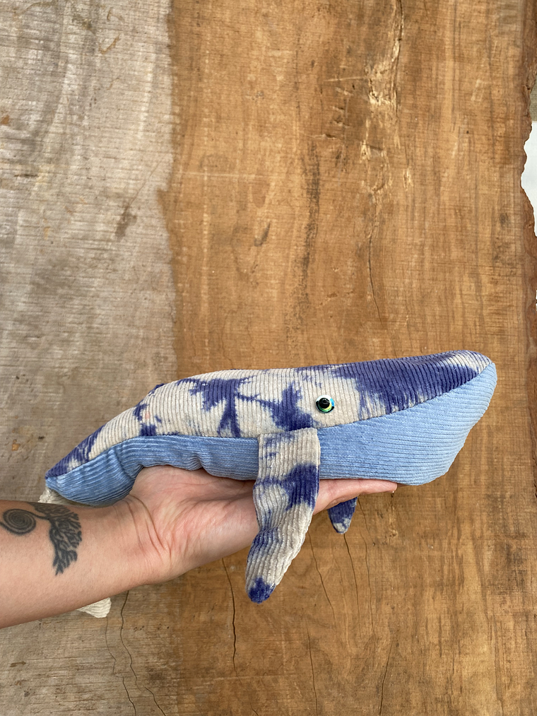 Guatero de semilla Ballena azul - azul teñida 1