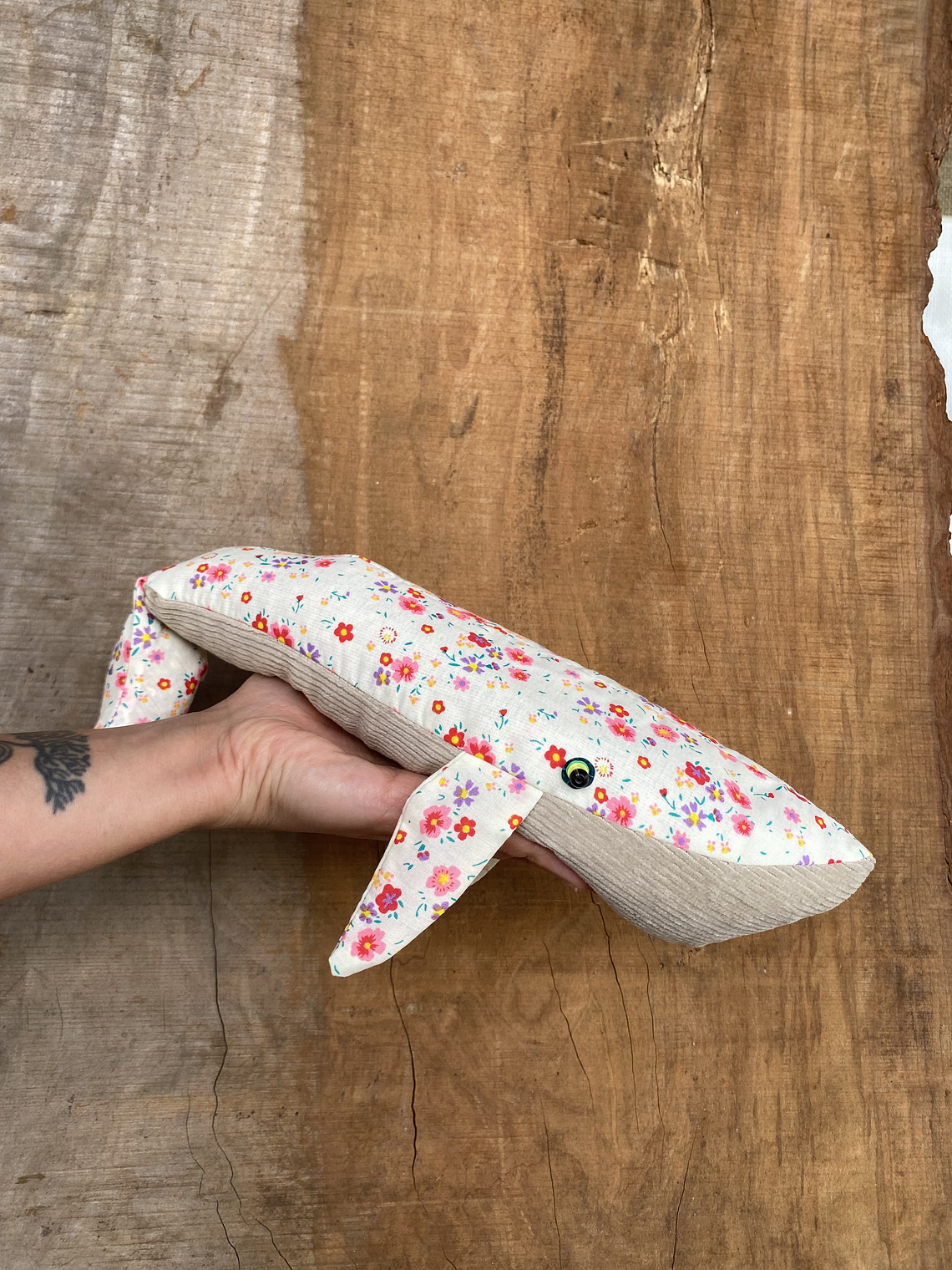 Guatero de semilla Ballena azul - flores colores 2