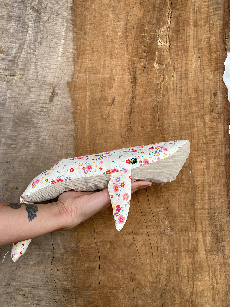 Guatero de semilla Ballena azul - flores colores 1