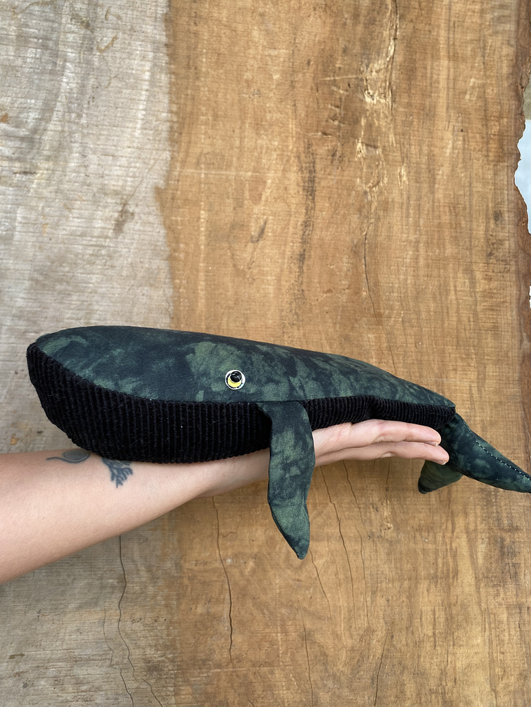 Guatero de semilla Ballena azul - verde musgo 2