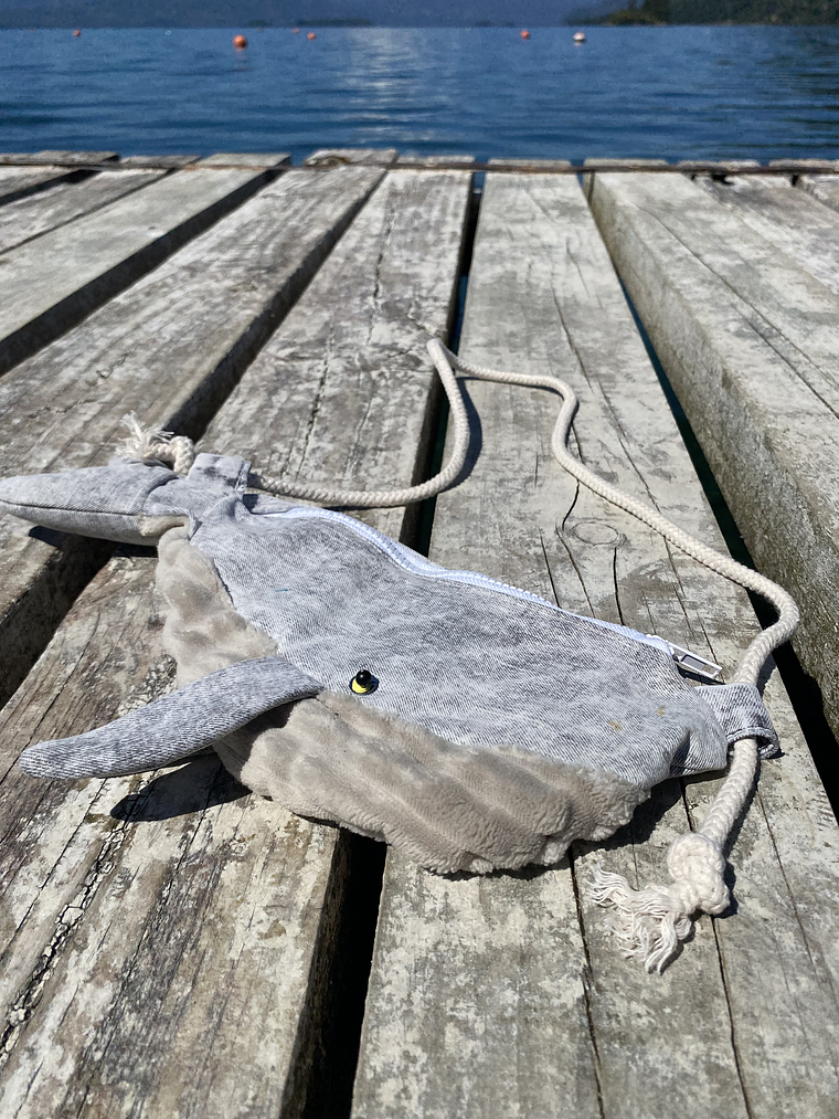 Cartera ballena - Jeans gris 3