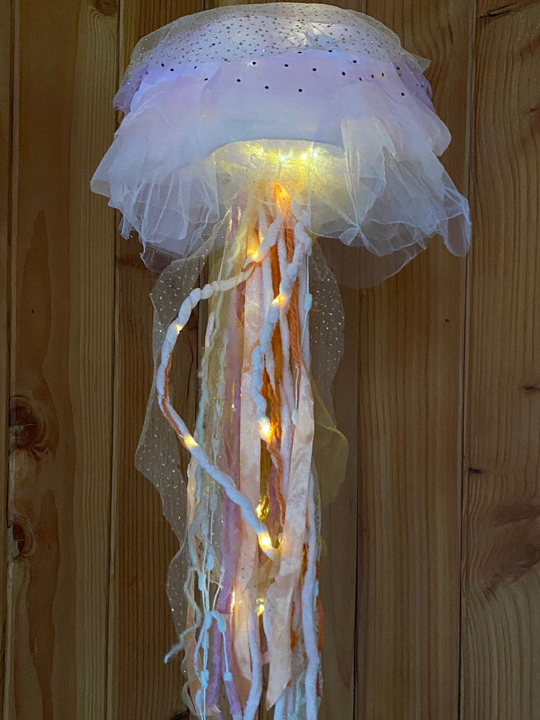 Lámpara medusa “m” - Damasco  2
