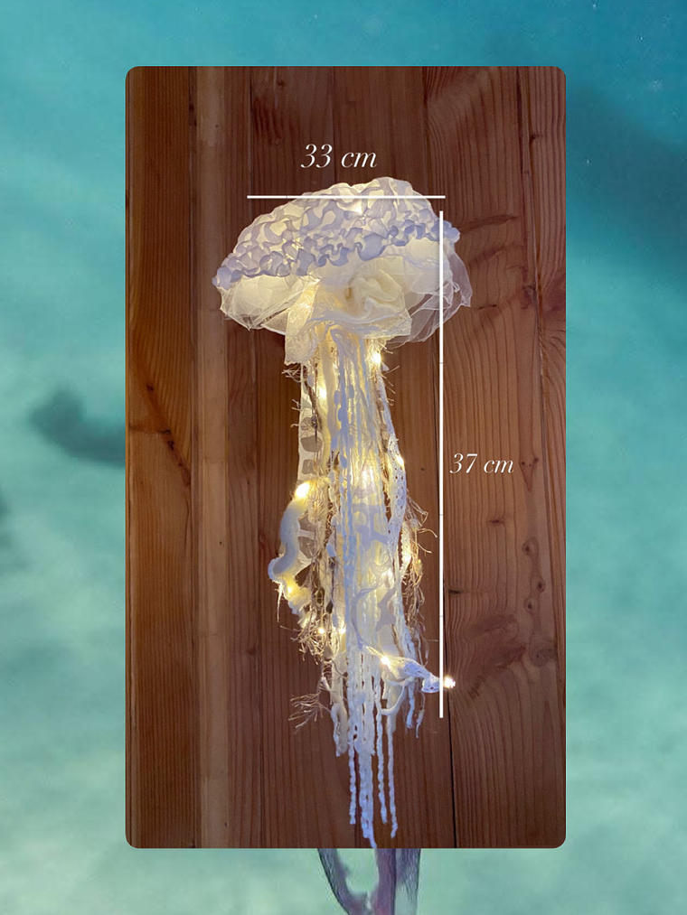 Lámpara medusa “s” - Blanca  3