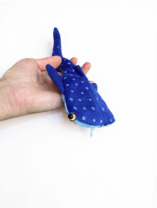 Monedero Tiburón ballena - Azul brilla en oscuridad 