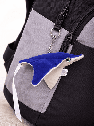 Mantarraya gigante “s” - Azul