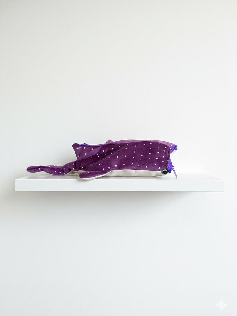 Estuche Tiburón ballena - Morada 1