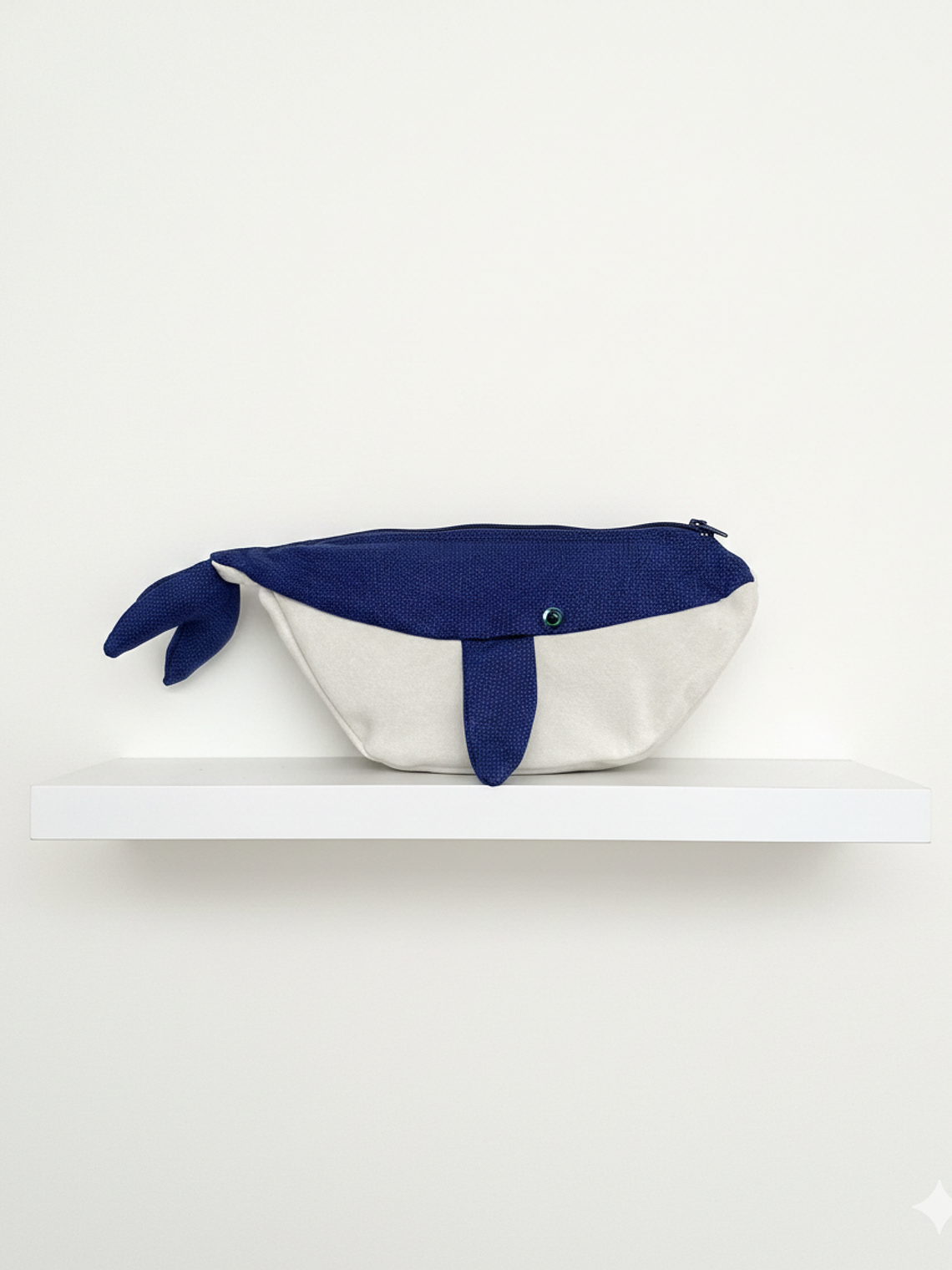 Estuche ballena azul “L”- Azul puntos 1