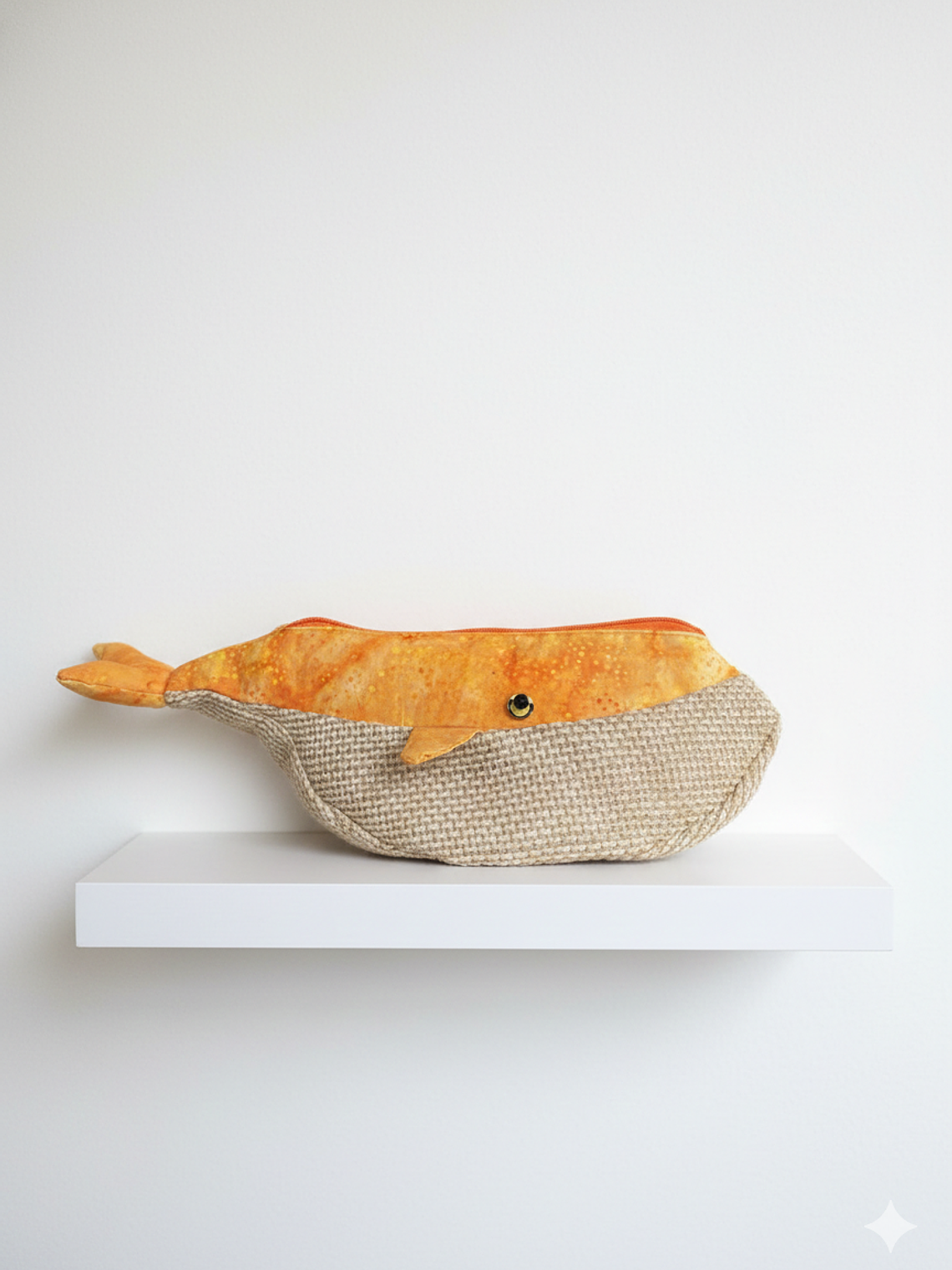 Estuche ballena azul “s” - Naranja 1