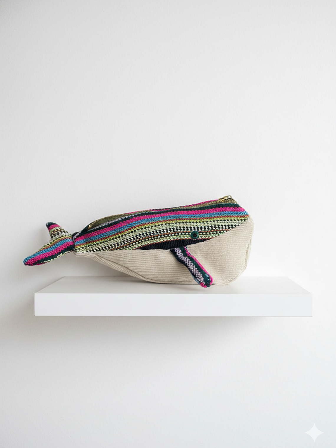 Estuche ballena azul “s”- Telar 1