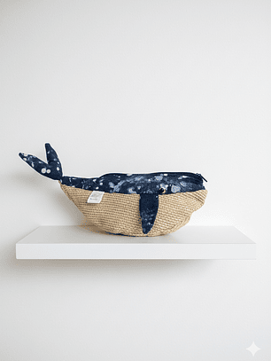 Estuche ballena azul “s” - Pinturita