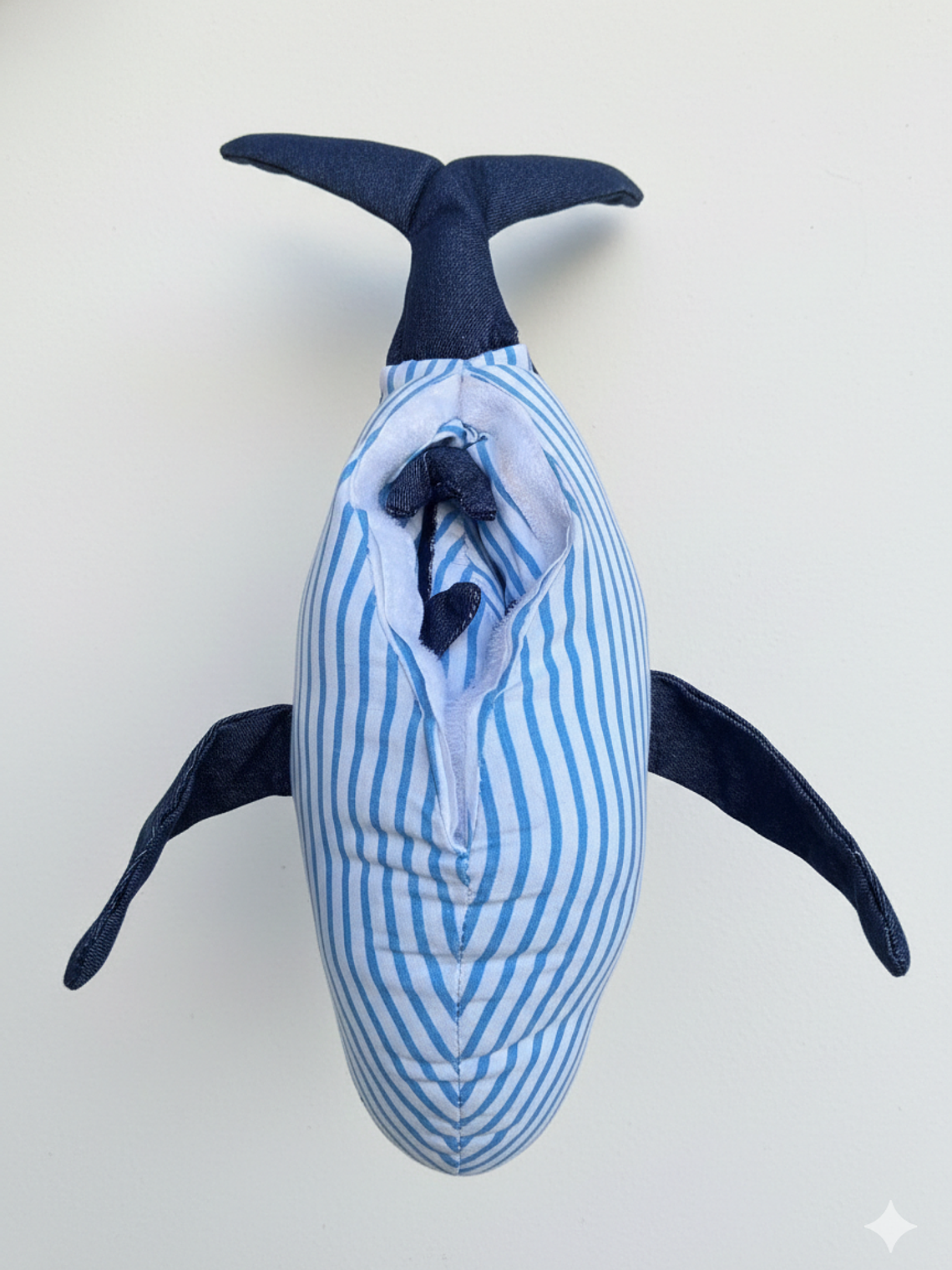 Peluche Ballena azul “M” + Ballenato trasportable  2