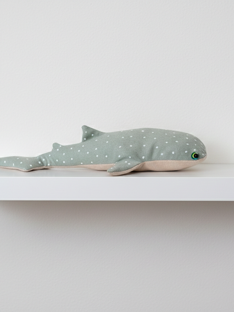 Estuche Tiburón ballena - verde agua  1