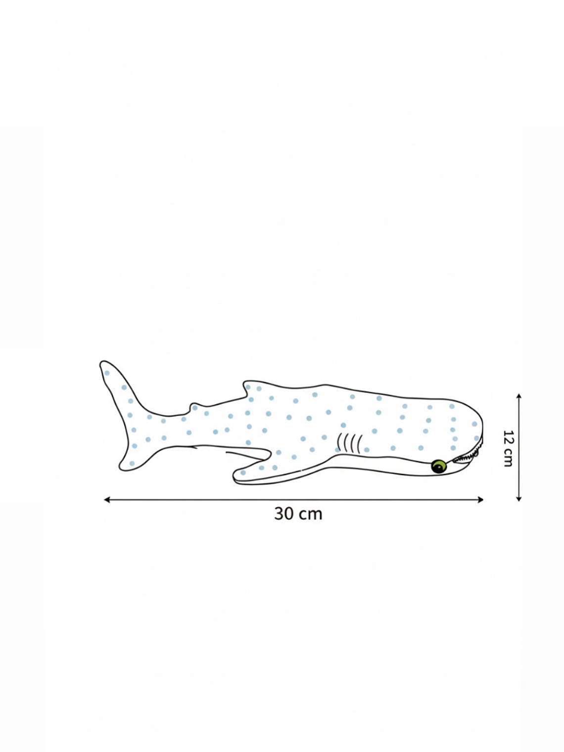 Estuche Tiburón ballena - Gris 2