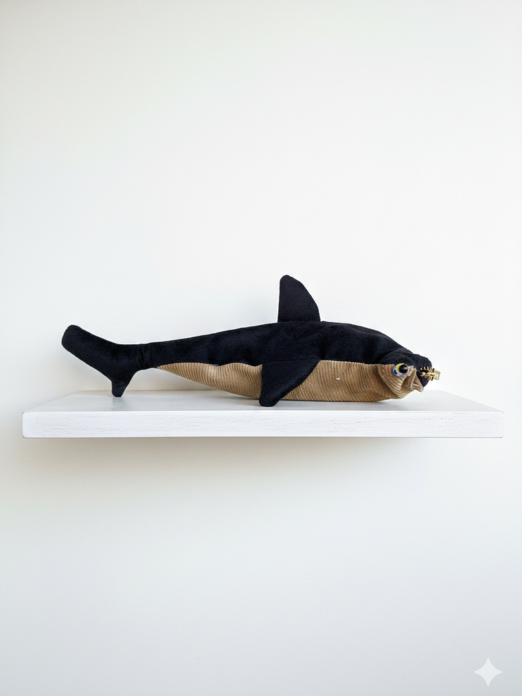 Estuche Tiburón martillo negro  1