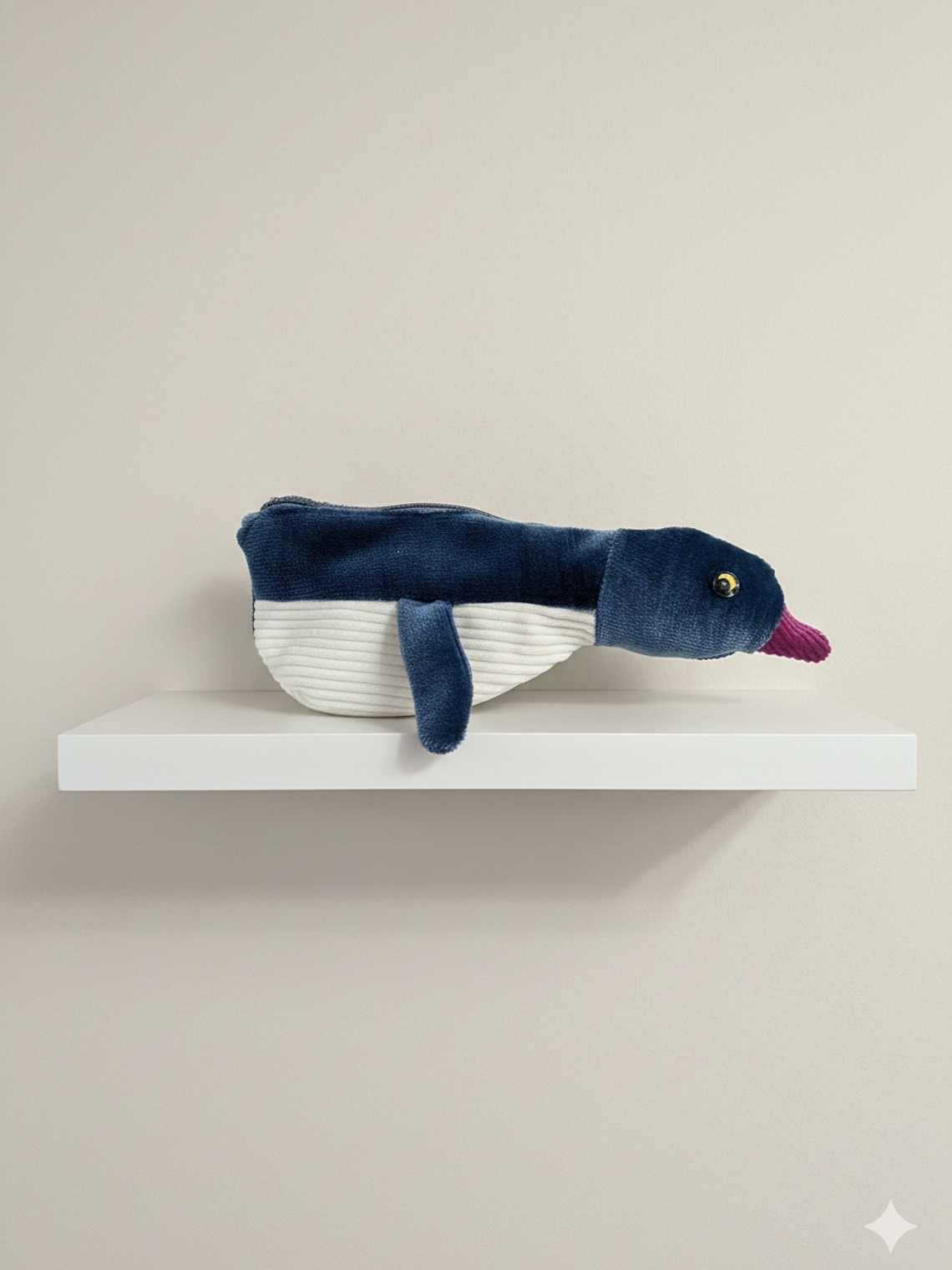 Estuche pingüino - azul piedra 1