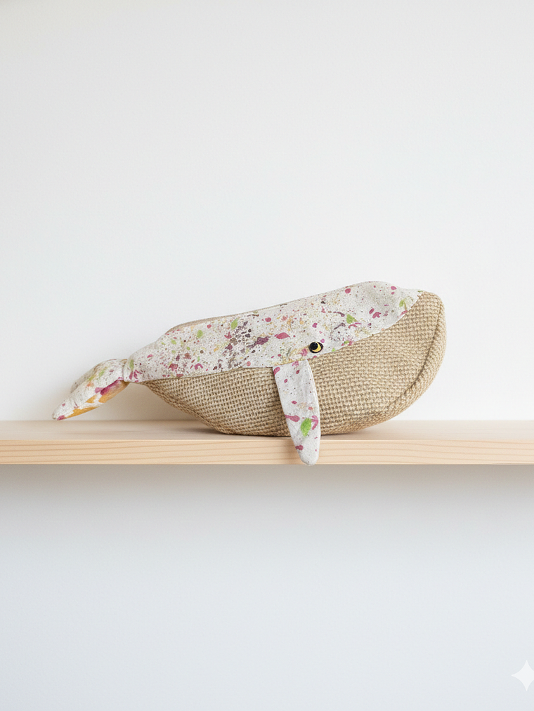 Estuche ballena azul “m” 1