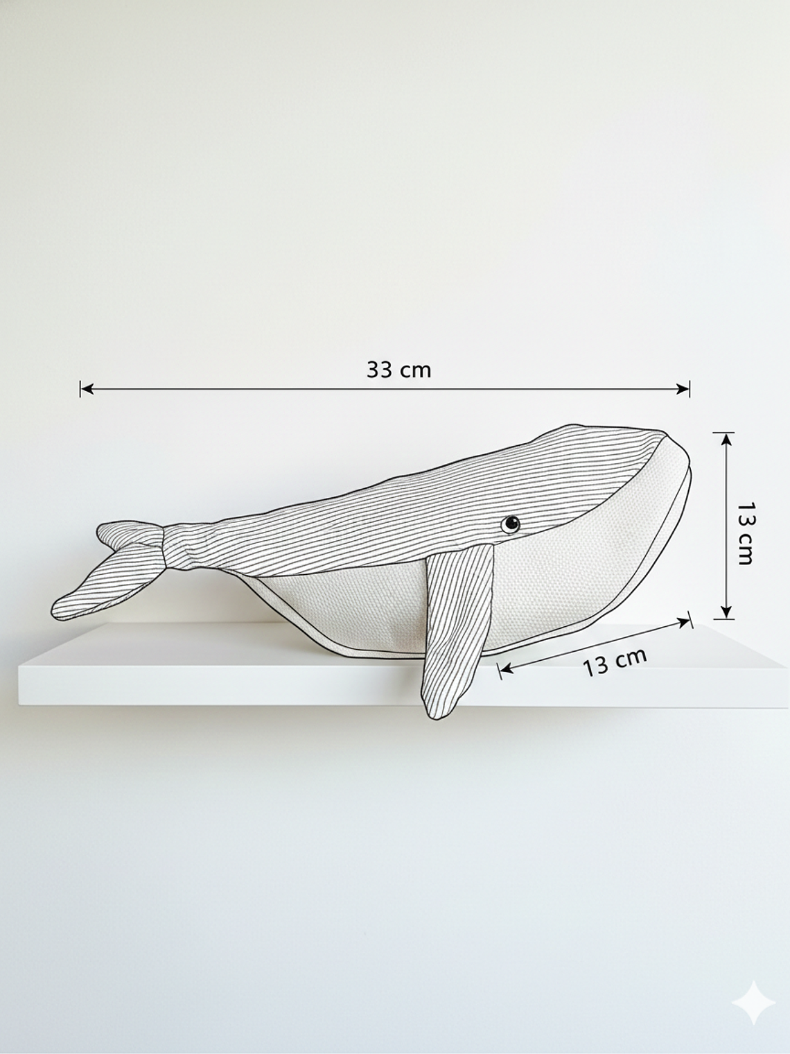 Estuche ballena azul “m” 2