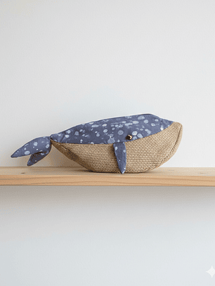 Estuche ballena azul “m”