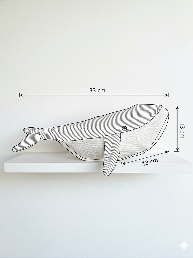 Estuche ballena azul “m” 3