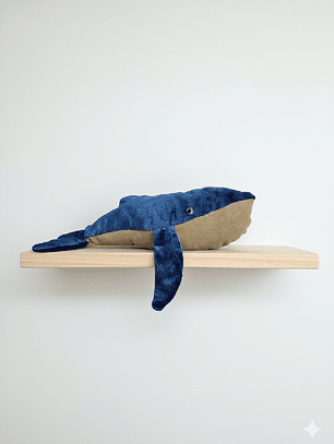 Peluche Ballena azul “S”- Azul plush 