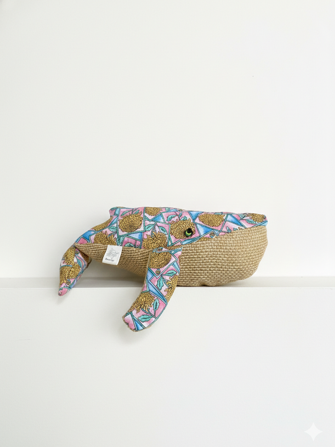 Peluche Ballena azul “S” - flores 🌸 1