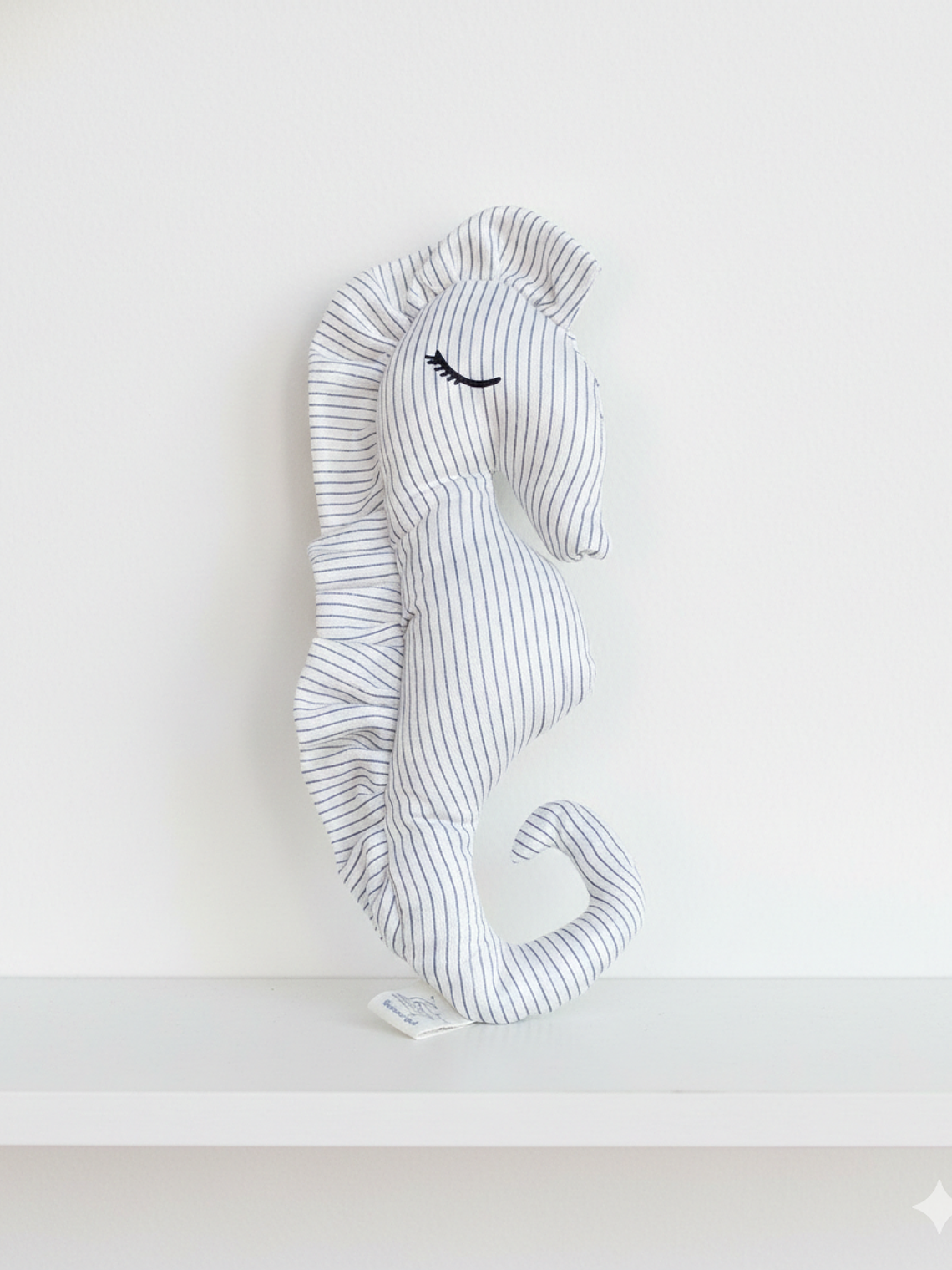 Peluche caballo de mar -  Blanca líneas del  1