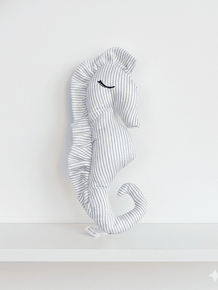 Peluche caballo de mar -  Blanca líneas del 