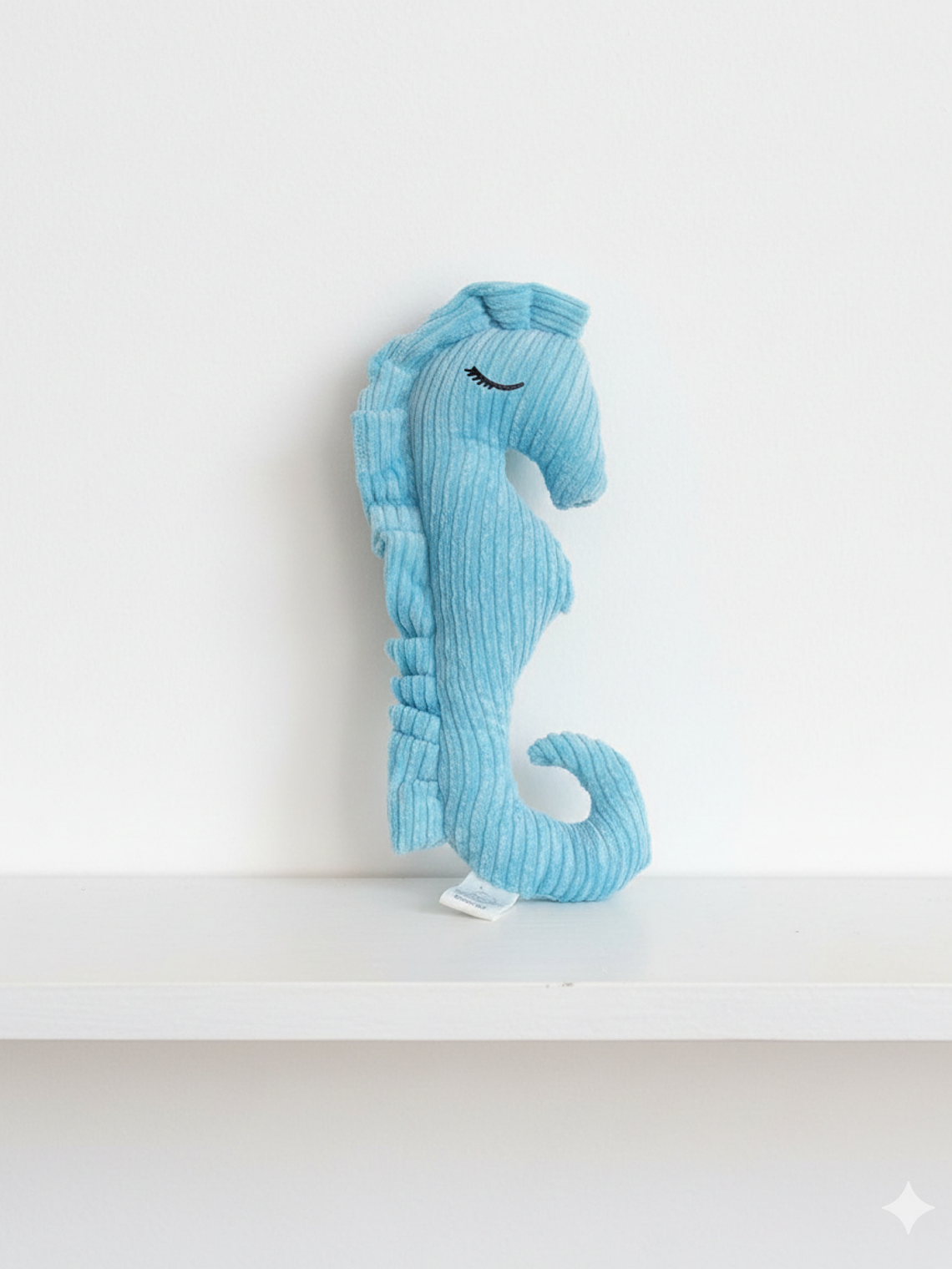 Peluche caballo de mar -  celeste  1