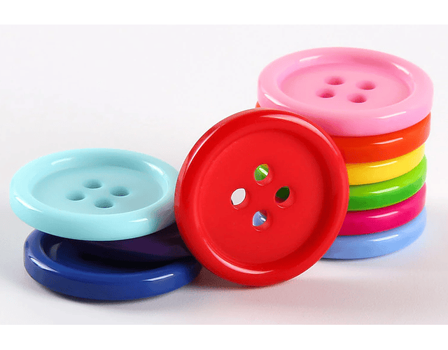 Botones de Resina 10 mm Color Morado
