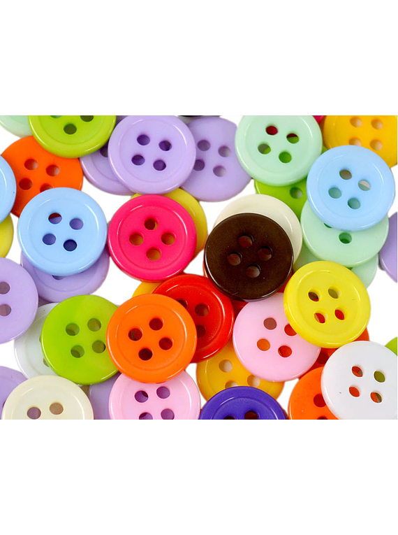 Botones de Resina 21 mm Color Celeste 