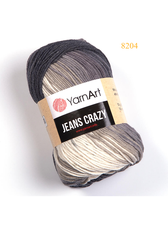 Jeans Crazy  YarnArt  50 grs. - 160 mts