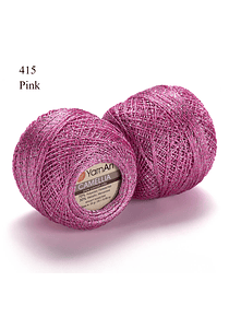 Camellia 25 grs. Glittery Lace YarnArt - 415 Pink