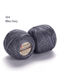 Camellia 25 grs. Glittery Lace YarnArt - 424 Blue Grey