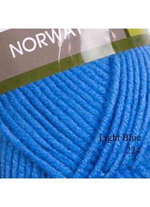 Norway 100 grs grosor Bulky YarnArt - Light Blue 224