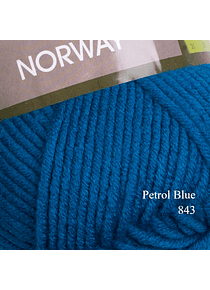Norway 100 grs grosor Bulky YarnArt - Petrol Blue 843